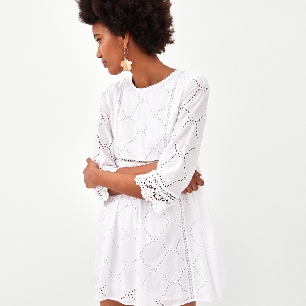 Lace Dress Romper with pockets